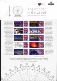 Marea Britanie Anglia London Wheel Roata Londrei Smiler sheet MNH