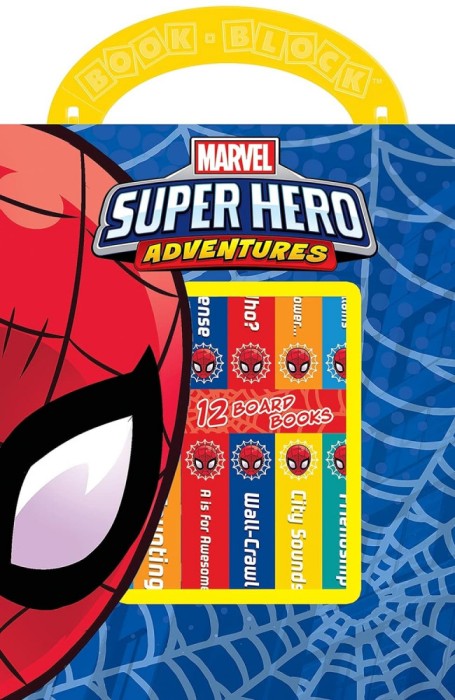 Marvel Spiderman Super Hero Adventures My First Library Board Book Block 12 Book Set Includes Characters From Avengers Endgame, - Editura Phoenix Inte