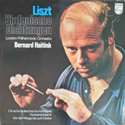 Disc vinil, LP. Symphonic Poems-Liszt, London Philharmonic Orchestra, Bernard Haitink foto