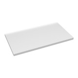Wellis Elois 80 blat din marmura turnata pentru dulap de lavoar, alb
