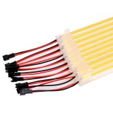 Set 10 Bare LED COB 50cm, 220V, Alb Natural 4500K. Iluminare puternica rafturi, vitrine, dulapuri, birouri. Carcasa rezistenta