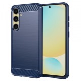 Husa pentru Samsung Galaxy S24 FE S721, Techsuit, Carbon, Albastra