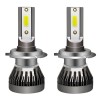 Set 2 Becuri auto LED H7, F2 COB, 80W/set, 36LED