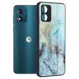 Husa pentru Motorola Moto E13 - Techsuit Glaze Series - Blue Ocean