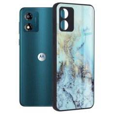 Husa pentru Motorola Moto E13 - Techsuit Glaze Series - Blue Ocean