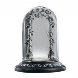 Suport pentru lantisoare IdeallStore&reg; editie limitata, Rivendell Gate, lemn, cupola sticla, 14 cm, negru