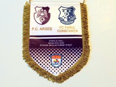 Fanion (protocol-oficial)meci fotbal FC ARGES-FARUL Constanta (Liga I 2021/2022) foto