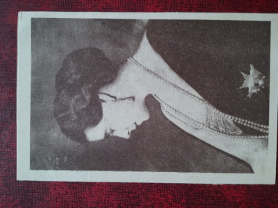1924-Pliant cu autograful Reginei Maria-RAR foto