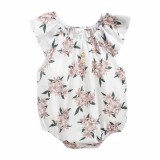 Salopeta alba bufanta - Buchete de floricele (Marime Disponibila: 18-24 luni), Superbaby
