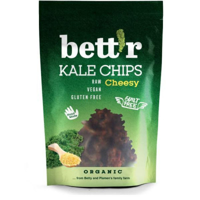 Chips din Kale cu Aroma de Branza Raw Bio 30 grame Bettr foto