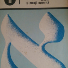 Algebra functii si ecuatii numerice vol II C.Gautier,G.Girard,A.Lentin 1973