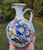 SOLIFLORA DIN CERAMICA CU MODEL PICTAT MANUAL
