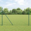 Set de St&acirc;lpi de Gard Verde 1.6 x 25 m Oțel Galvanizat