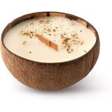 Tropicandle Coconut lum&acirc;nare parfumată cu fitil din lemn 350 ml