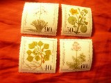 Serie RFG 1981 FLORA - , 4 valori, Nestampilat