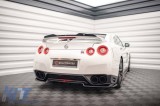 Spoiler Maxton Design potrivit pentru portbagajul Nissan GTR R35 2011-2016, lac negru Performance AutoTuning