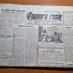 flamura rosie 8 august 1962-articol anina,ocna de fier,ramna,berzovia,bocsa