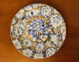 FARFURIE DIN PORTELAN FIN CHINEZESC, PICTATA MANUAL D15,4cm