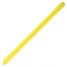 Baloane Latex Modelaj Yellow, 1&amp;quot; x 60&amp;quot;, Qualatex 160 88348, set 100 buc foto