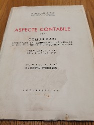 D. RUSU-ABRUDEANU (dedicatie-autograf) - Aspecte Contabile - 1939, 80 p. foto