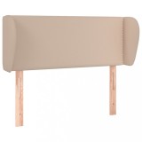 Cumpara ieftin Tablie pat cu aripioare cappuccino 83x23x78/88 cm piele eco
