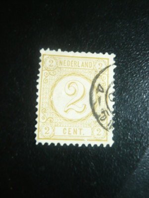 Timbru 2C 1894 Olanda , stampilat foto