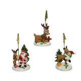 Decoratiune - Christmas Figure - Santa-Snowman-Deer - mai multe modele | Kaemingk