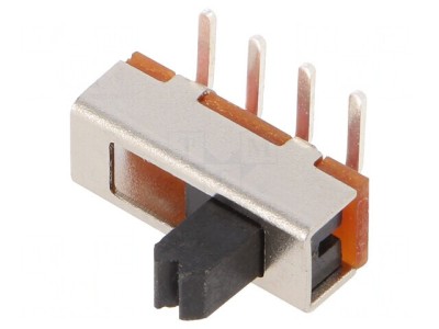 Comutator Glisant 3 Poziții ON-ON-ON PCB THT 0.35A 30VDC foto