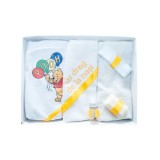 Trusou Botez, 6 Piese cu Text Imprimat "Cu drag de la nasi", Galben, Winnie the Pooh - TB143