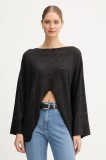 United Colors of Benetton pulover de l&acirc;nă culoarea gri, light, 109PD10E1