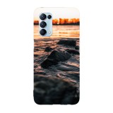 Husa compatibila cu Oppo Find X3 Lite model Sea shore, Silicon, TPU, Viceversa, Transparent, Carcasa