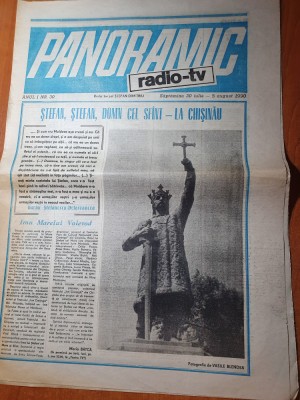 panoramic radio tv 30 iulie -5 august 1990 foto