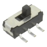 Intrerupator Glisant C&amp;K DPDT ON-ON 2 Pozitii SMT JS202011SCQN Comutator Electronic