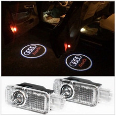 Set Proiectoare Logo Audi, Lampi Portiera Audi A3, A4, A5 ,A6 ,A8 ,Q3 ,Q5, Q7