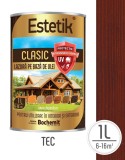 Lazura lemn Estetik Clasic 1L, tec, protectie UV