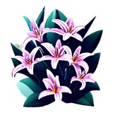 Cumpara ieftin Sticker decorativ, Flori, Roz, 60 cm, 10092ST, Oem