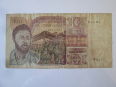 Rara! Guineea-Bissau 100 Pesos 1975 foto
