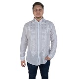 Bluza tip ie barbati BR 24, alb crystal , marimea L