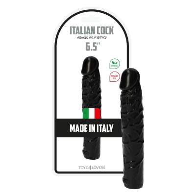 Dildo Natural Realistic, Zeno Negru [ 16,5 cm x 3,5 cm ] foto
