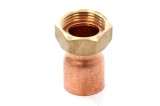 Racord semiolandez drept, cupru, interior-interior, 28 mm x 1&quot;
