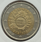 Slovacia 2 euro 2012 - 10 Years of Euro Cash - km 120 - D45401, Europa