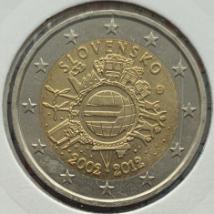 Slovacia 2 euro 2012 - 10 Years of Euro Cash - km 120 - D45401