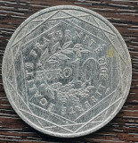 (A766) MONEDA DIN ARGINT FRANTA - 10 EURO 2011, ILE DE FRANCE, 10 GR, AG 500