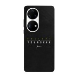 Husa compatibila cu Huawei Nova Y70 model Believe in yourself, Silicon, TPU, Viceversa, Transparent, Carcasa