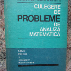 Culegere de probleme de analiza matematica - Craiu - Rosculet