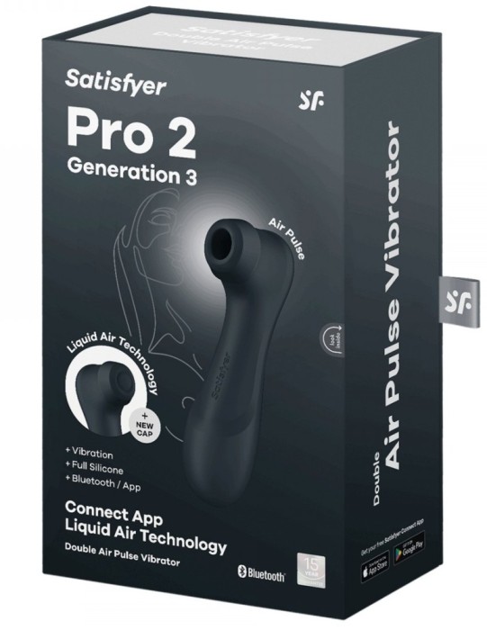 Vibrator Satisfyer &raquo;Pro 2&laquo; Generation 3, Negru - APP