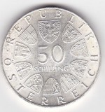 AUSTRIA 50 Schilling Garden Exhibition Silingi 1974