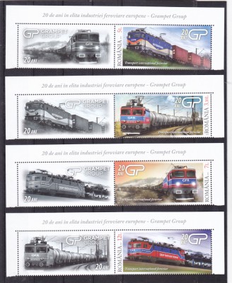 ROMANIA 2019 - 20 ANI GRAMPET GRUP - LOCOMOTIVE , MNH- LP 2236 CU VINIETA foto