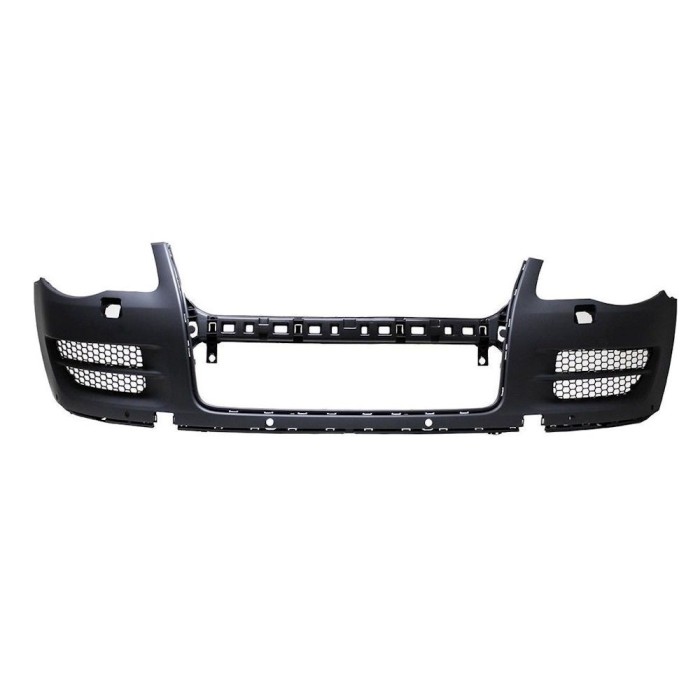 Bara fata VW Touareg (7L2), 01.2007-04.2010, grunduit, cu gauri pentru spalatoare faruri,cu gauri pentru senzori de parcare, 7L6807217AS
