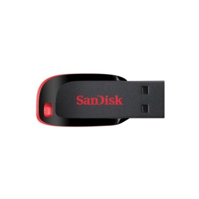 Stick de Memorie 64GB, USB 2.0 - SanDisk (SDCZ50-064G-B35) - Black / Red foto